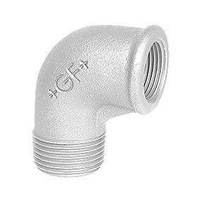 Georg Fischer vinkel 90° galvaniseret reduceret 1-3/4’’ muffe-nippel