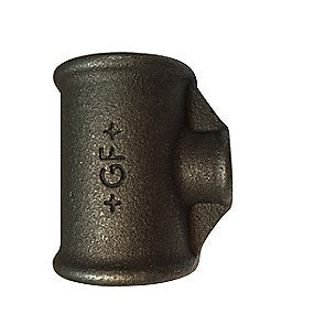 Georg Fischer tee 90° sort reduceret 1-1/2’’