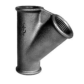 Georg Fischer tee 45° sort 1.1/2’’