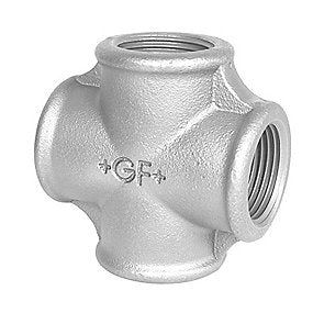 Georg Fischer kryds galvaniseret 1’’