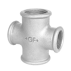 Georg Fischer kryds galvaniseret 3/4-1/2’’