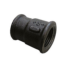 Georg Fischer formmuffe sort 1/2 - 1/4’’ muffe-muffe