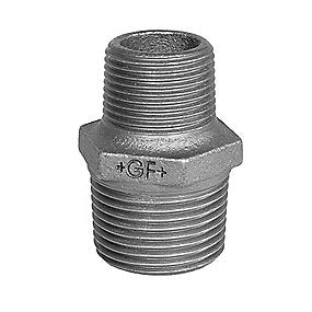 Georg Fischer brystnippel sort 3/4 - 1/2’’