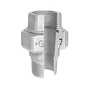 Georg Fischer union galvaniseret 2.1/2’’ muffe-nippel