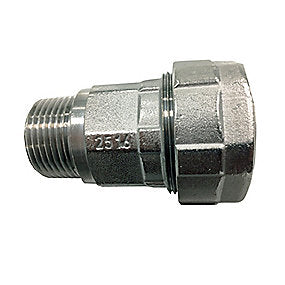 TEA overgangsnippel 3/4’’ Kronos Push til stålrør