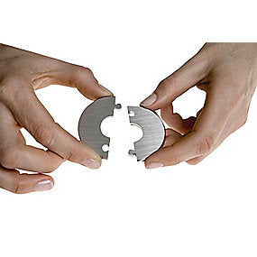 34,5 mm rustfri roset Click 1-2-roset