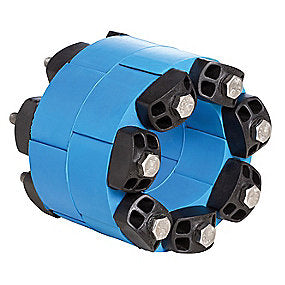 Original LINK SEAL Kædetætning komplet. RØR: 32 mm BOREHUL: 65-71 mm Type B Bolte A4 vand gas. Lufttæt til 3 bar.