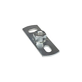 Walraven grundflange M10 Elforz. 80x25mm med påsvejset muffe. 50 stk. Pakke