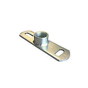 Walraven grundflange 3/4’’. Elforzinket. 145x38mm med CO2 svejset muffe