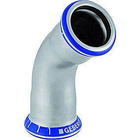 GEBERIT Mapress rustfri bøjning 76,1 mm. 45° muffe-muffe
