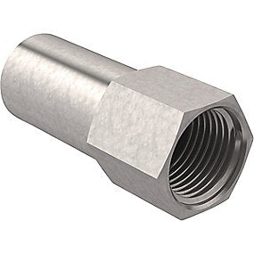 GEBERIT Mapress rustfri overgang med muffe 54 mm x 1/2''