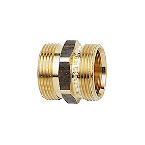 TA Komp. Nippel M28 uden omløber. Messing FPL