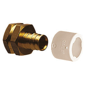 Uponor Quick & Easy overgangsmuffe 3/4''x 22 mm