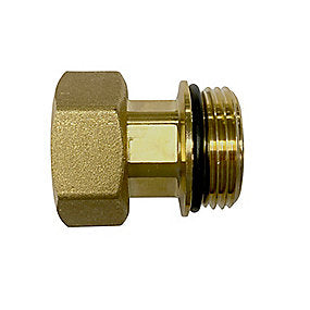 nippel med omløber 1x1. Til højre montering af shunt 7025