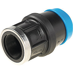 Hawle Delrin overgangsmuffe 40 mm x 1''. PN16. POM