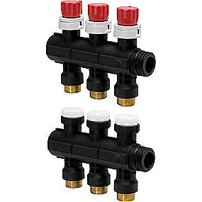 Uponor Pro 1 Eurokonus fordelerrør 3/4'' med 3 kreds