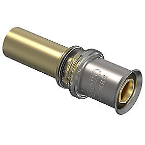 Wavin Tigris M5 overgang 16 x 15 mm til metalrør. DZR messing. Til U, UP, H, B , TH bakker