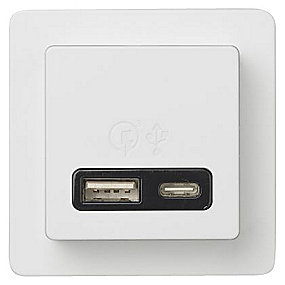 FUGA USB A+C HURTIGLADER