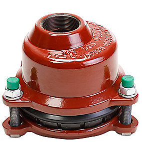 GF MULTI JOINT 3207 Plus slutmuffe kobling med gevind i top DN225 x 2'' 230-268 mm. Trækfast. Uni/fiksers. A4 bolte. Duktiljern