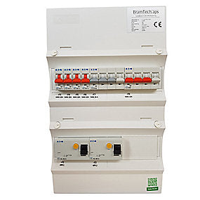 ug12 2xhpfi 1x4p 10a 1x4p 16a – elektrisk fordelingskomponent med 10A og 16A kredse til industrielle installationer.