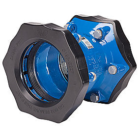 AVK SUPA MAXI kobling DN225. 224-257 mm. PN16. Trækfast & universal. A4 bolte. Duktiljern