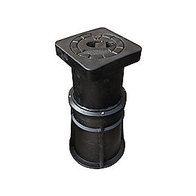 Isiflo Teleskopisk firkantet dæksel. 150x150mm. Max 20 ton.