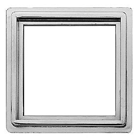 Purus mini ramme 100 x 100 mm, grå plast T/153485