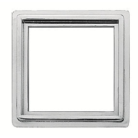 Purus ramme, 100 x 100 mm, forkromet