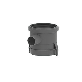 Unidrain Forhøjerstykke Ø4 0mm med sideindløb. Til hjørne