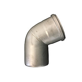 Blücher EuroPipe bøjning 68°. 110 mm. Rustfrit stål