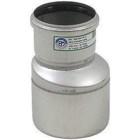 Blücher EuroPipe excentrisk reduktion 82/110mm, syrefast stål