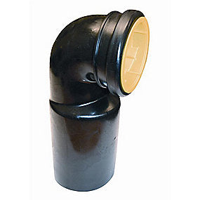 GEBERIT PE-HD klosetbøjning 90x110 mm. 88,5°.