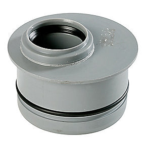 Uponor PP universalovergang 75 /50 mm, grå
