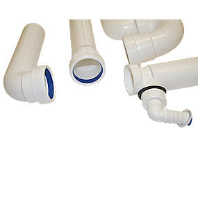 Dallmer PP vandlås 50x50 mm, hvid