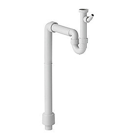 GEBERIT køkkenvandlås universal 50 mm - 1.1/2'' med slangestuds