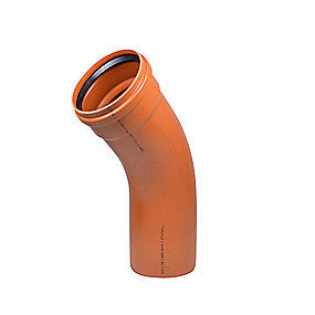 Wavin PVC bøjning 45° 400mm