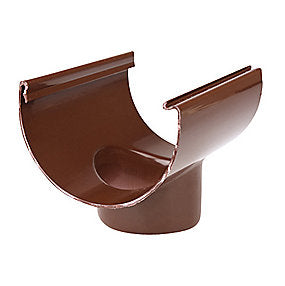 Plastmo tudstykke, nr. 11, 75 mm, brun