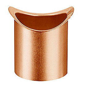 VM Tudstykke 333/87mm. til 1/2-rund rende. Kobber - Tages ikke retur -