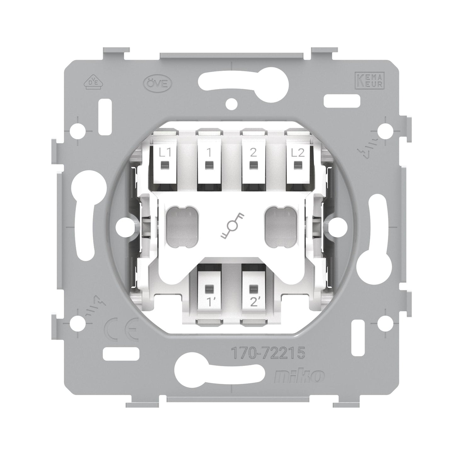 2-POLET KORRESP-AFBRYDER, 10 A/250 VAC