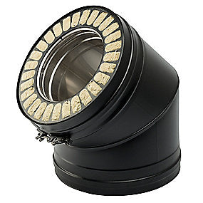 Metalbestos Wood 150/250mm vinkel 45°