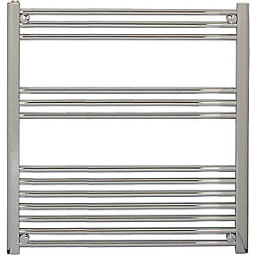 Kriss Space Light håndklædevarmer 800 x 800 mm. Krom