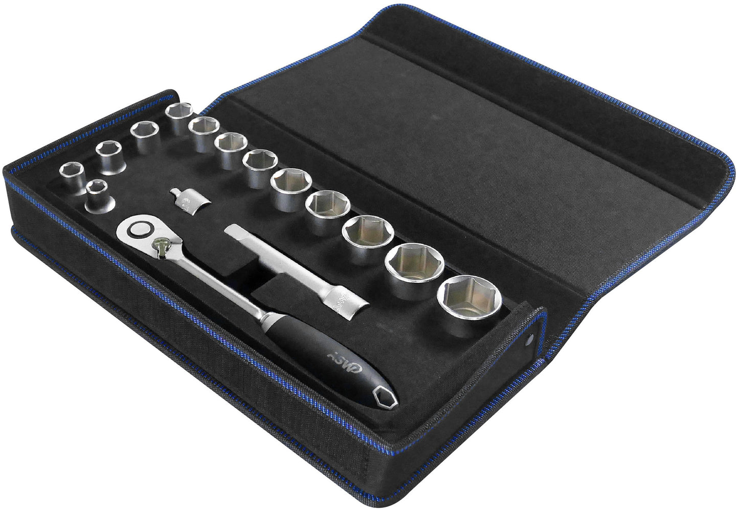 TOPNØGLESÆT 1/2" 16 DELE