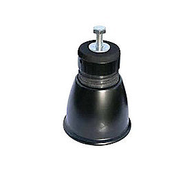 1000R low justerbare plastfødder,100-140 mm. Sæt a 4 stk. Sort