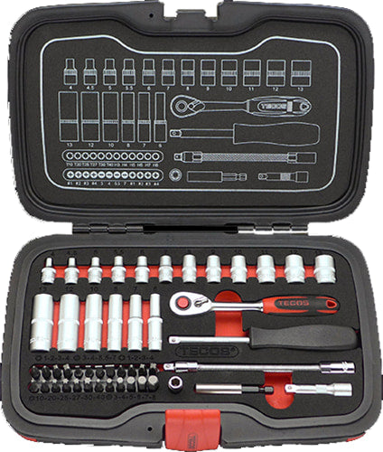 TOPNØGLESÆT 1/4 MED 48 DELE