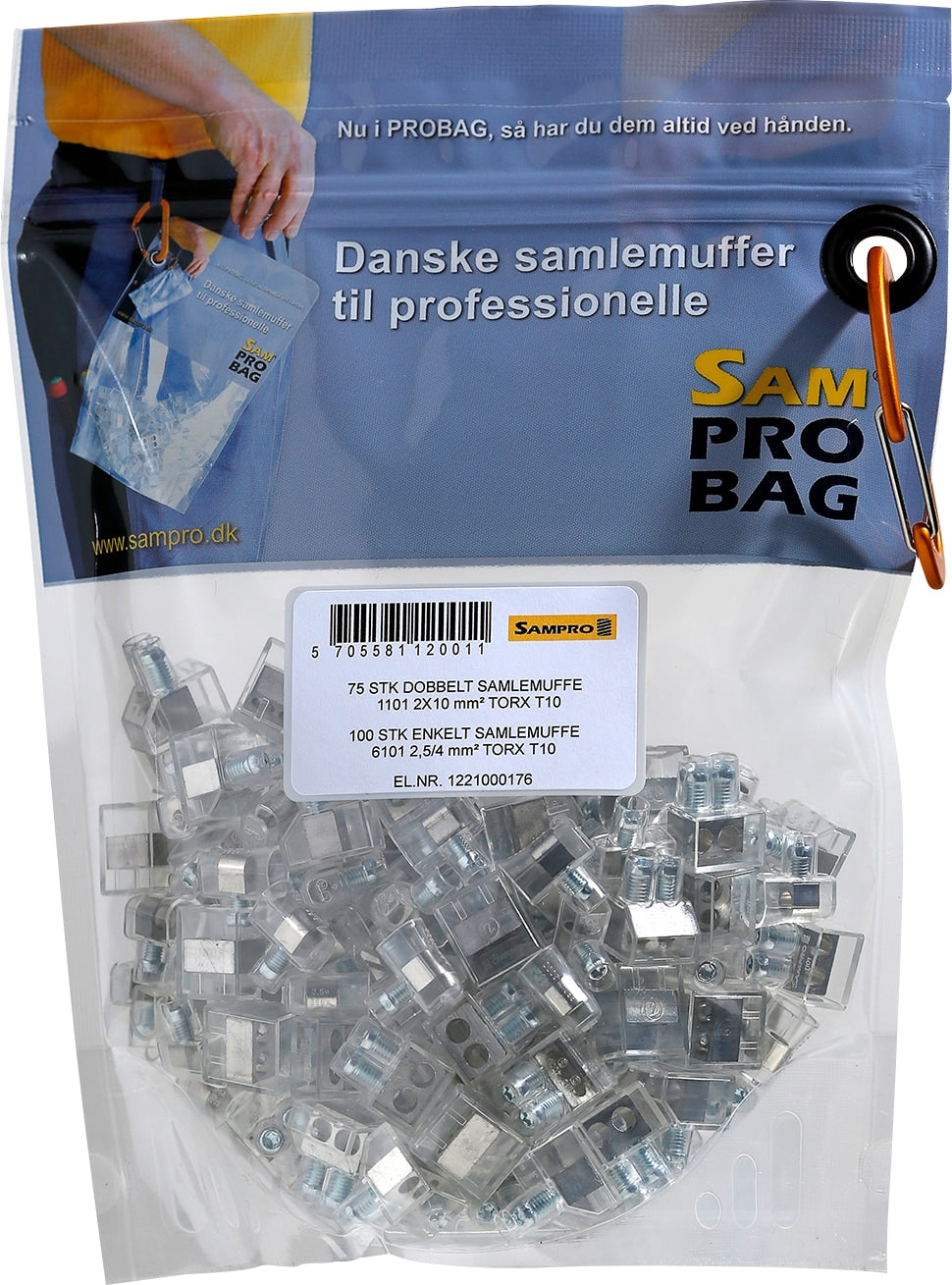 75 dobb+100 enk.samlem. /Torx i ProBag