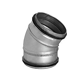 bøjning 30° Ø160 mm Nippel/Nippel