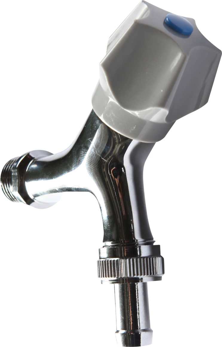 1/2" AFTAPVENTIL MED NIPPEL KROM