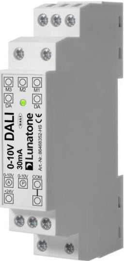 0-10V TIL DALI KONVERTER 30MA DIN-SKINNE