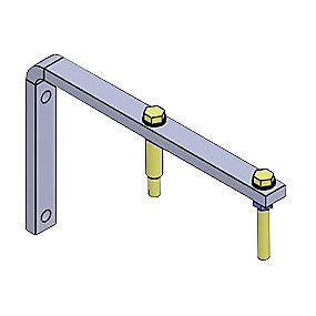 Sonniger Guard vandret beslag. Sæt a 2 stk.