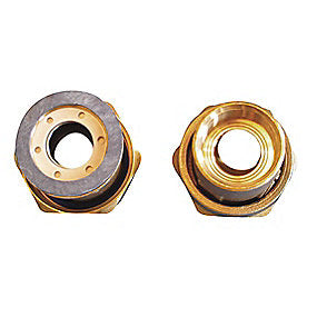 Grundfos pumpeovergang med kugleventil 1.1/2x1''